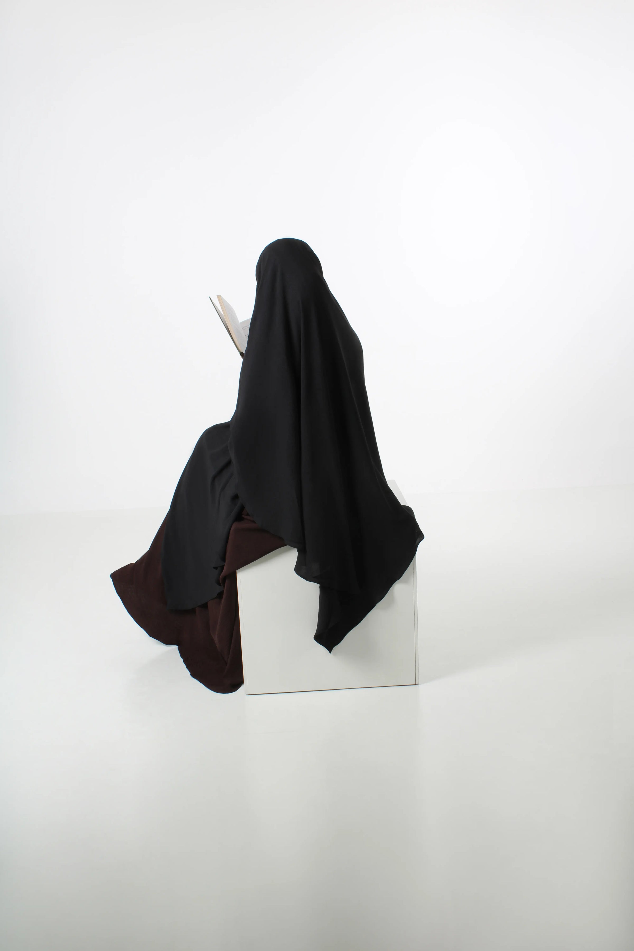 Jazz-Khimar-Hijab-Svart-Qamar