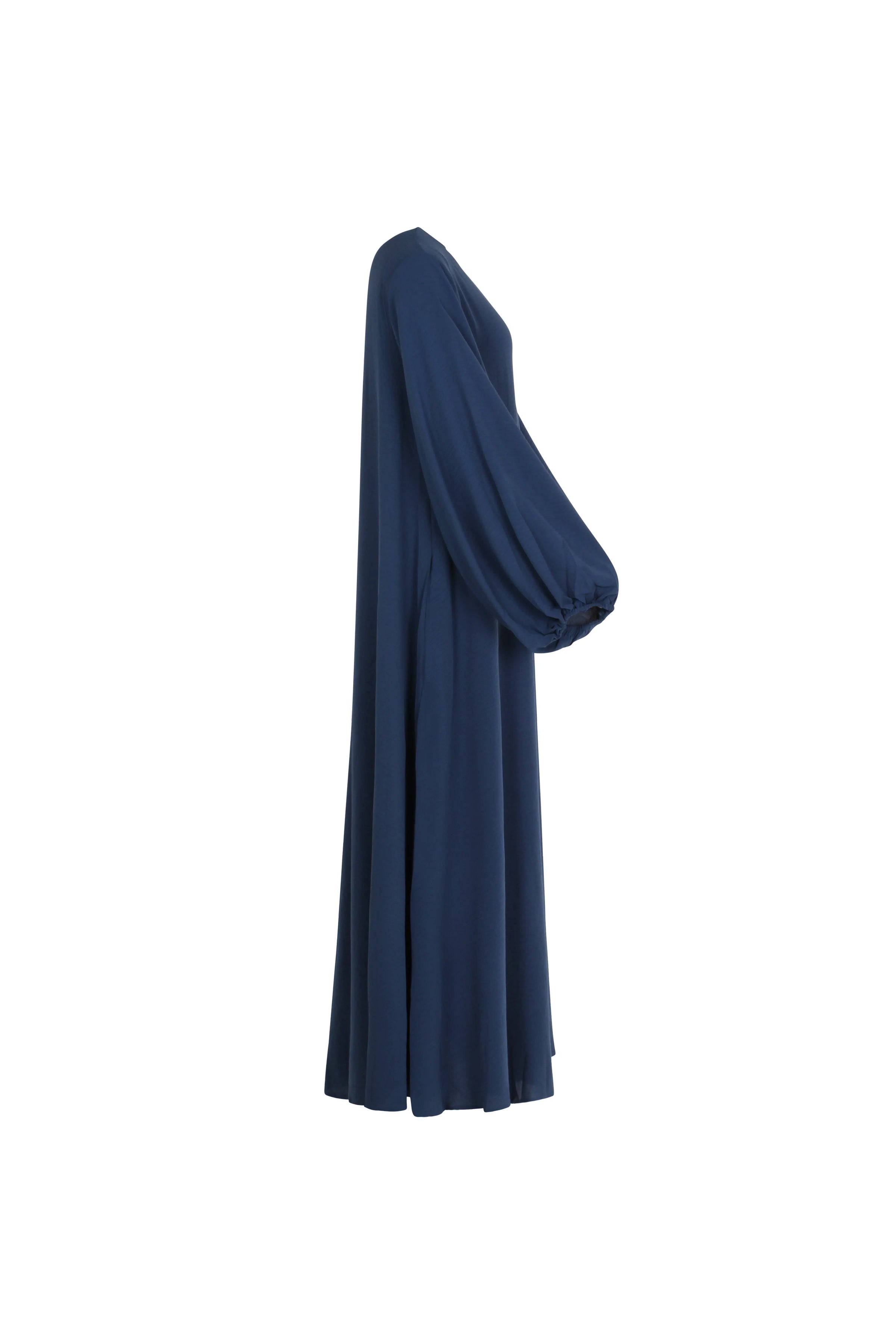 Kjole-dame-blaa-side1-Abaya-Qamar