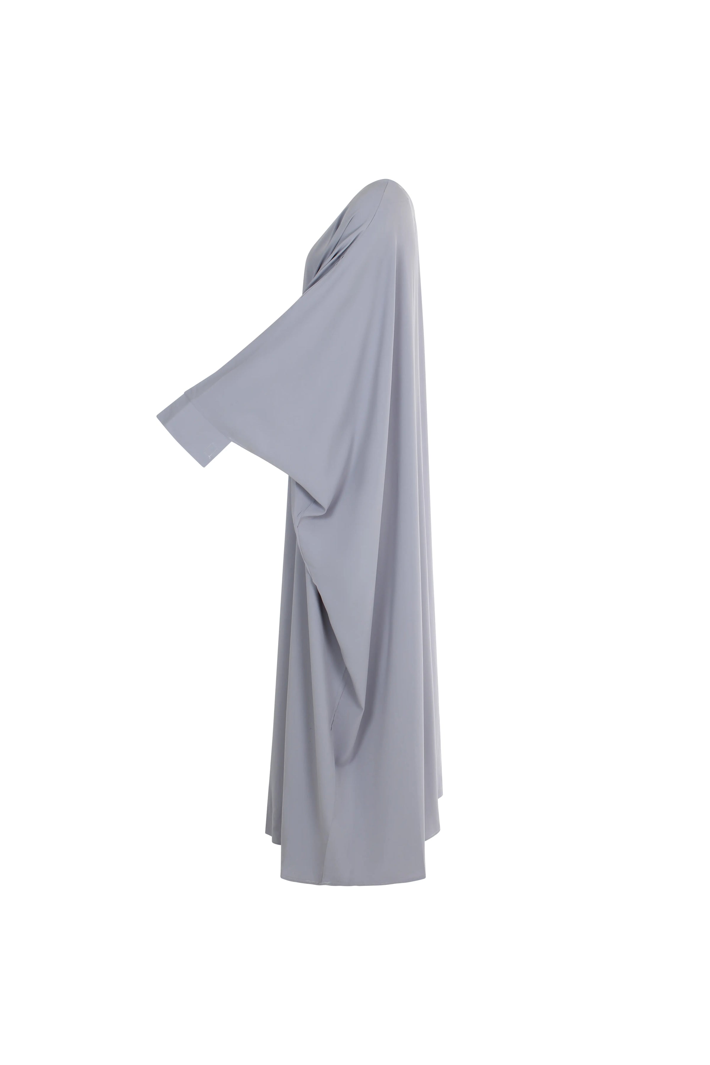 Kjole-dame-gra-side1-Abaya-Qamar