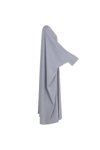 Kjole-dame-gra-side2-Abaya-Qamar