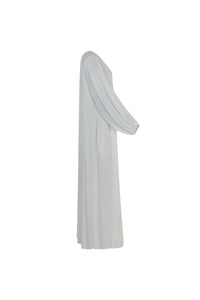 Kjole-dame-hvit-side1-Abaya-Umrah-Qamar