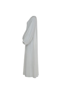 Kjole-dame-hvit-side2-Abaya-Umrah-Qamar