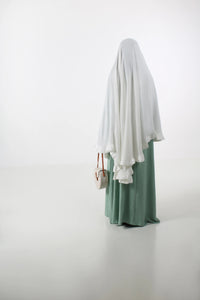 Kjole-dame-mint-gronn-Abaya-Qamar