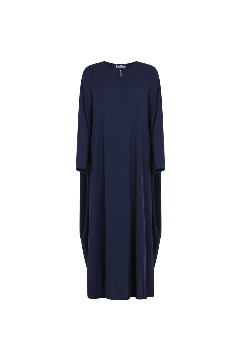 Kjole-dame-Marinebla-front-Abaya-Qamar