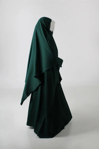 Kjole-dame-gronn-Abaya-Qamar-4