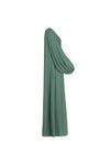 Kjole-dame-mint-gronn-side2-Abaya-Qamar
