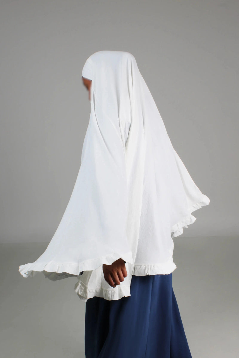 Ruffles-Khimar-Hijab-hvit-umrah-Qamar